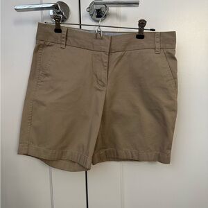 J. Crew Women's Chino Bermuda Shorts — Tan